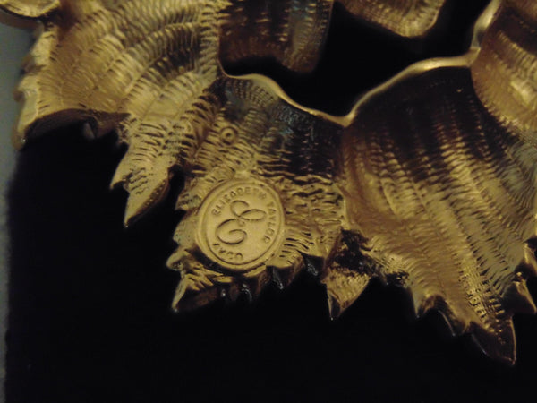 Elizabeth Taylor Passion Flower Brooch, Vintage KJL Brooch