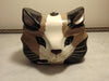 Timmy Woods Acacia Wood Tabby Cat Purse, Vintage Kitty Shoulder Bag