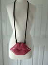 Vintage Fuchsia Lipstick Purse by Timmy Woods, Makeup Artist Clutch Bag