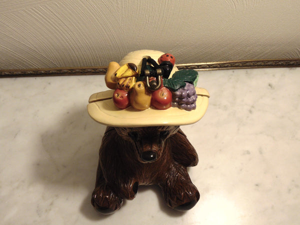 Timmy Woods Harvest Bear Wooden Purse For Fall And Thanksgiving Season,
