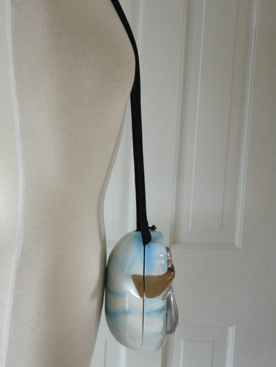 Timmy Woods Wooden Stork Purse,Gender Reveal Purses