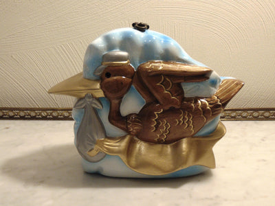 Timmy Woods Wooden Stork Purse,Gender Reveal Purses
