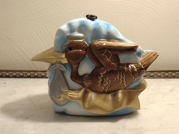 Timmy Woods Wooden Stork Purse,  Gender Reveal Purses