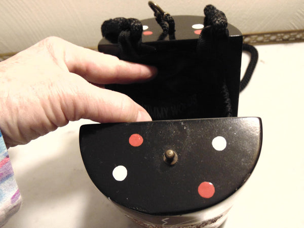 Timmy Woods Wooden Coffee Cup Purse, Seven Joes, Dunkin, Starbucks Cups