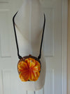 Vintage Timmy Woods Orange Hibiscus Purse, Spring Summer Purses