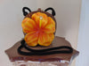 Vintage Timmy Woods Orange Hibiscus Purse, Spring Summer Purses
