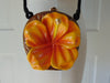 Vintage Timmy Woods Orange Hibiscus Purse, Spring Summer Purses