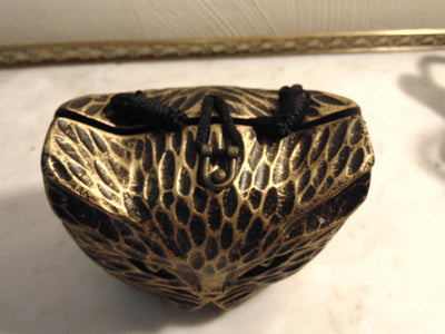 Wooden Timmy Woods Cat Purse, Kitty Statue