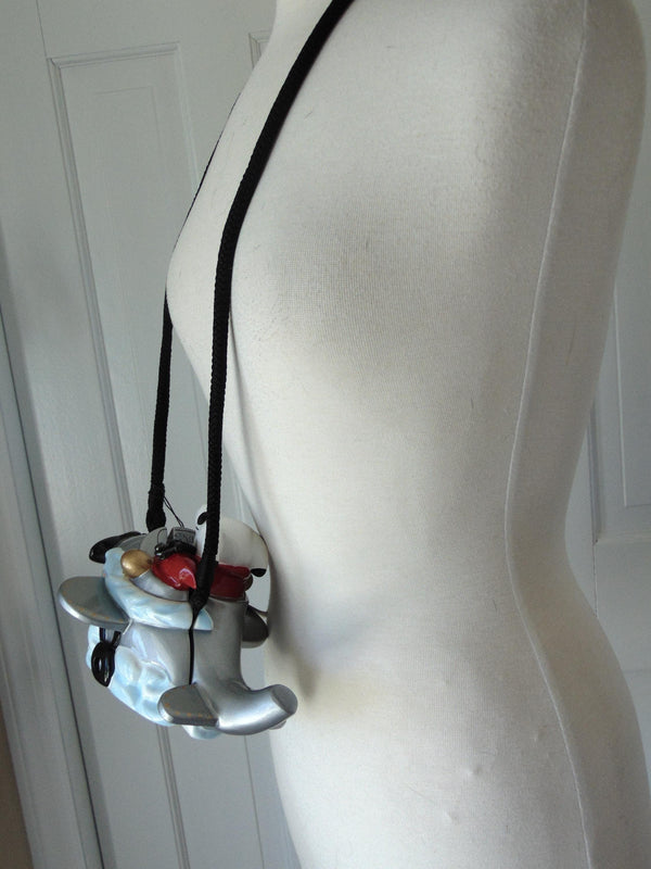 Wooden Timmy Woods Red Barron Purse Handmade