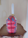 Timmy Woods Wooden Butterfly Pink And White Purse, Spring Summer Wedding Purse