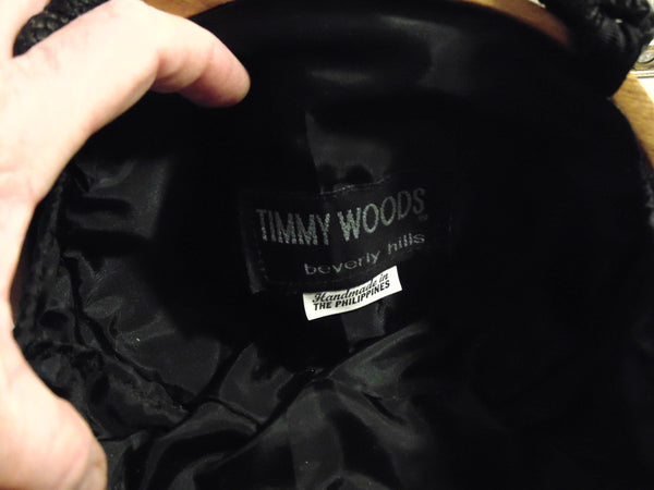 Wooden Timmy Woods White Flowers Purse, Spring, Summer Purses, Wedding Floral Purse