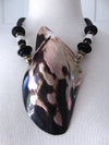 Beaded Mother Of Pearl Sea Shell Necklace, Spring Summer Shell Necklaces