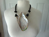 Beaded Mother Of Pearl Sea Shell Necklace, Spring Summer Shell Necklaces