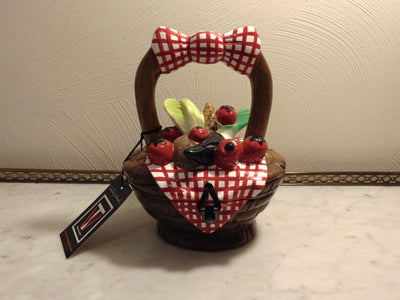 Wooden Timmy Woods Vegetable Basket Purse, Picnic Basket Purses