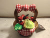 Wooden Timmy Woods Vegetable Basket Purse, Picnic Basket Purses