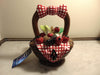 Wooden Timmy Woods Vegetable Basket Purse, Picnic Basket Purses