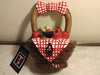Wooden Timmy Woods Vegetable Basket Purse, Picnic Basket Purses