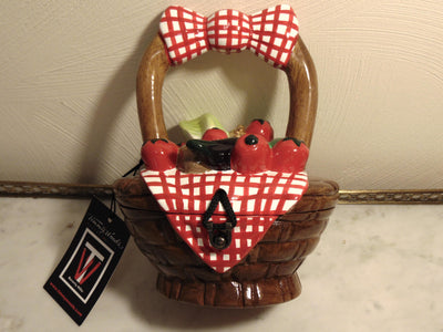 Wooden Timmy Woods Vegetable Basket Purse, Picnic Basket Purses