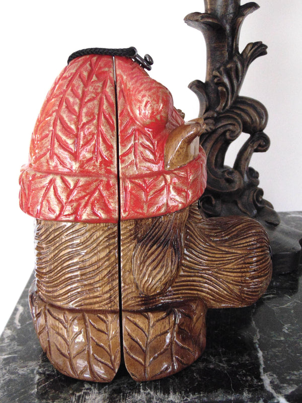 Wooden Mr. Moose Purse Designed and Handcrafted By Timmy Woods, Moose Decor
