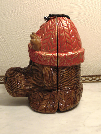 Wooden Mr. Moose Purse Designed and Handcrafted By Timmy Woods, Moose Decor