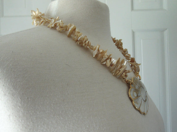 Seashell Necklace Choker, Summer Beach Necklaces, Swimsuit Jewelry