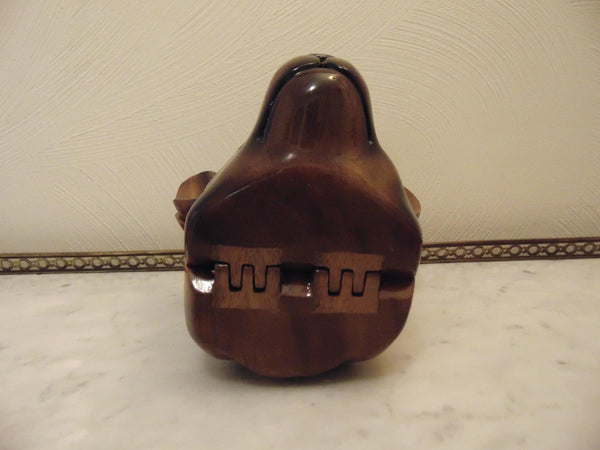 Vintage Timmy Woods German Shepherd Wooden Dog Purse, Collectible Show Bag