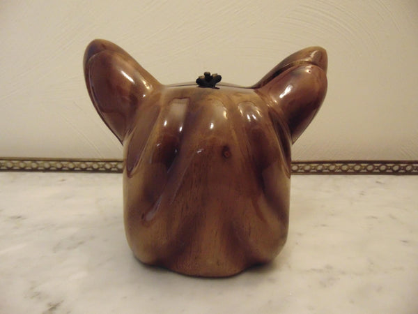 Vintage Timmy Woods German Shepherd Wooden Dog Purse, Collectible Show Bag
