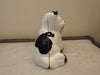 Handcrafted Wooden Cat Purse By Timmy Woods, Wooden Kitty Statue Decor Black And White