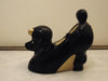 Timmy Woods Handcrafted Wooden Black Poodle Purse, Dog Show Purses