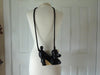 Timmy Woods Handcrafted Wooden Black Poodle Purse, Dog Show Purses