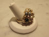 Kenneth Jay Lane Pastel Pearl Cluster Dome Ring, Gold Tone, Size 9
