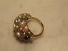 Kenneth Jay Lane Pastel Pearl Cluster Dome Ring, Gold Tone, Size 9