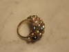 Kenneth Jay Lane Pastel Pearl Cluster Dome Ring, Gold Tone, Size 9