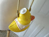 Timmy Woods Vintage Wooden Yellow Duck Purse