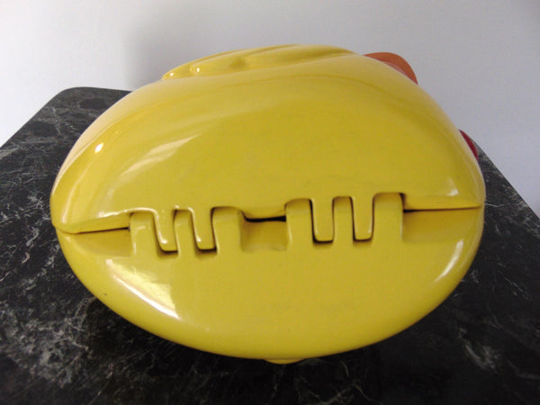 Timmy Woods Vintage Wooden Yellow Duck Purse