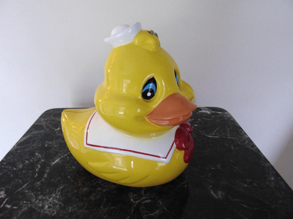 Timmy Woods Vintage Wooden Yellow Duck Purse