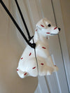 Vintage Timmy Woods Love My Dog Purse, Wooden Dog Home Decor, Puppy Lovers Purses