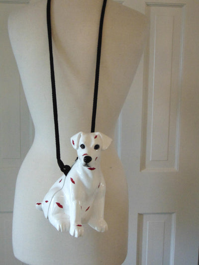 Vintage Timmy Woods Love My Dog Purse, Wooden Dog Home Decor, Puppy Lovers Purses