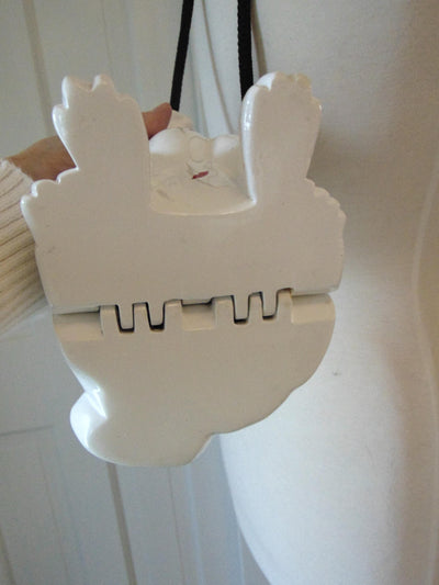 Vintage Timmy Woods Love My Dog Purse, Wooden Dog Home Decor, Puppy Lovers Purses