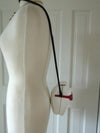 Timmy Woods Wooden White Cat Purse, Preloved Kitty Cat Purses, Handmade Wood Kitten Statue