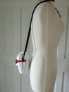 Timmy Woods Wooden White Cat Purse, Preloved Kitty Cat Purses, Handmade Wood Kitten Statue