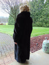 Black Mink Fox Tuxedo Size XL-XXL
