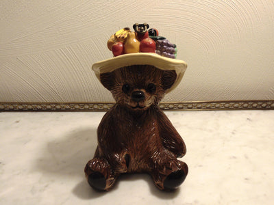 Timmy Woods Harvest Bear Wooden Purse For Fall And Thanksgiving Season,