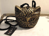 Wooden Timmy Woods Cat Purse, Kitty Statue