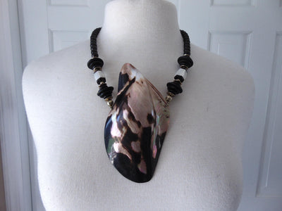 Beaded Mother Of Pearl Sea Shell Necklace, Spring Summer Shell Necklaces
