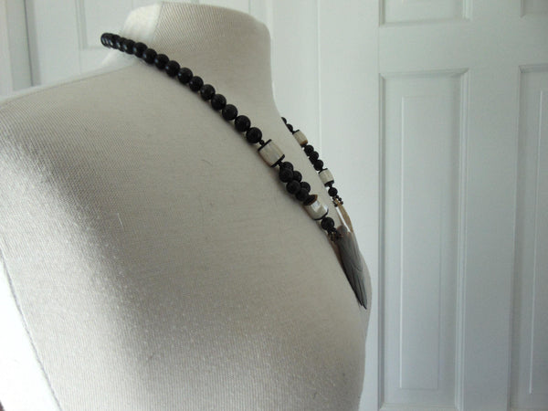 Seashell Necklace, Summer Resort Jewelry, Patio Party Fashion Necklace