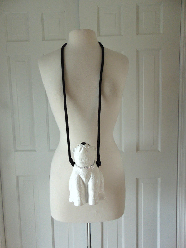 Wooden Timmy Woods White Polar Bear Purse, Coke a Cola Bear Crossbody Bag