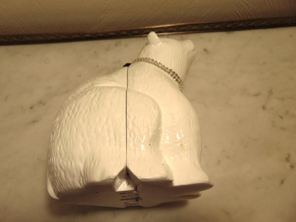 Wooden Timmy Woods White Polar Bear Purse, Coke a Cola Bear Crossbody Bag