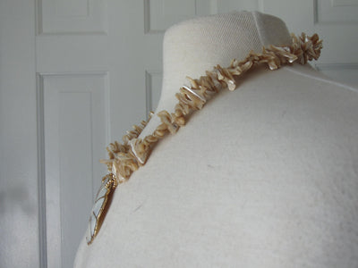 Seashell Necklace Choker, Summer Beach Necklaces, Swimsuit Jewelry