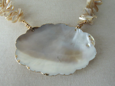 Seashell Necklace Choker, Summer Beach Necklaces, Swimsuit Jewelry